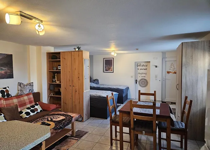 Apartment App-o2 1-2-personen-23km-bis-frankfurt-nord