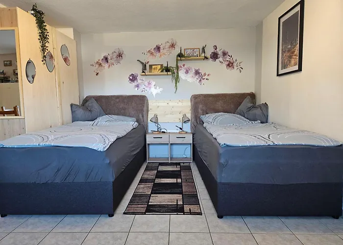 Apartment App-o2 1-2-personen-23km-bis-frankfurt-nord